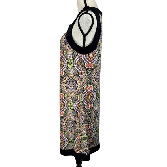 Style & Co Medium Shift Dress Geometric Sleeveless Stretch Knee Length Pullover - Picture 5 of 7